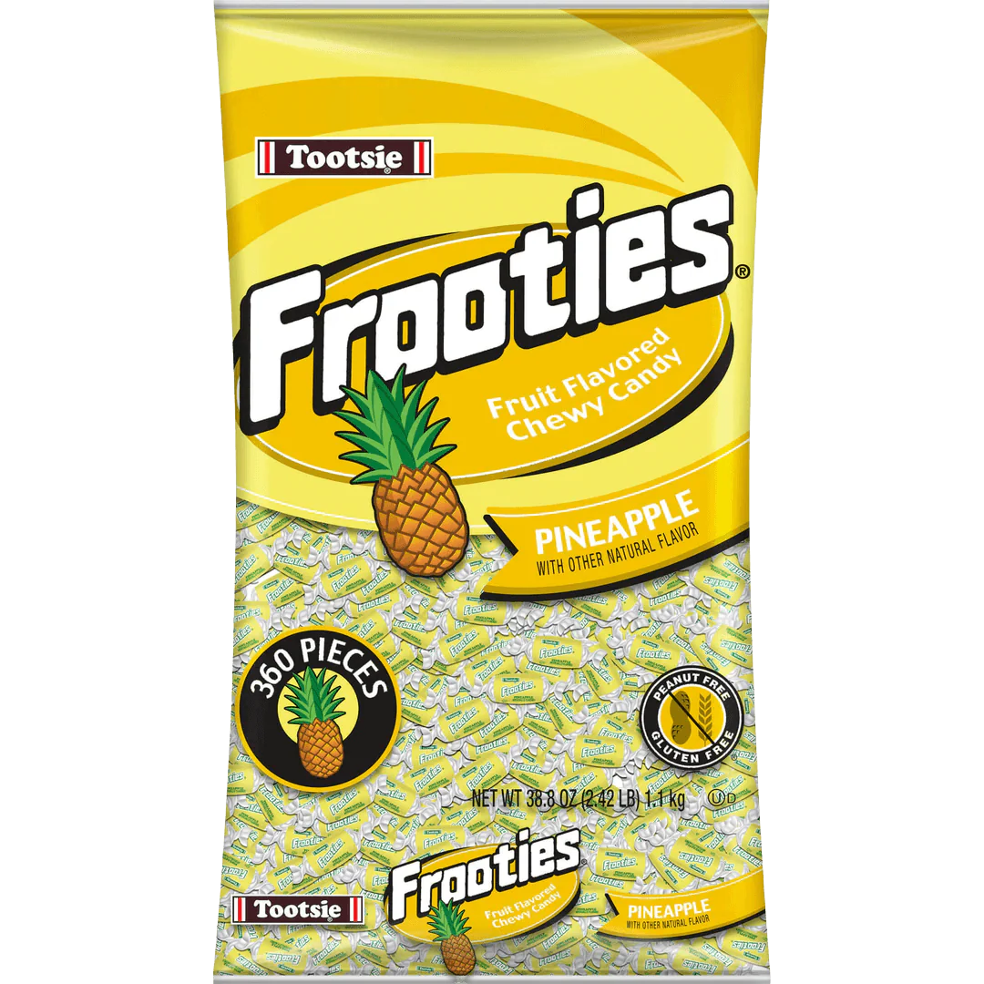 Pineapple Tootsie Frooties - 360ct