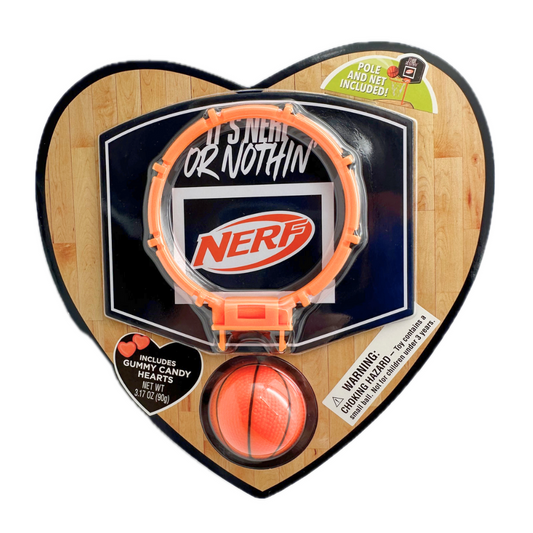 NERF Basket Ball Heart Box - 3.17oz