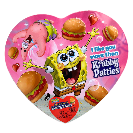SpongeBob SquarePants Krabby Patties Heart Tin - 2.54oz