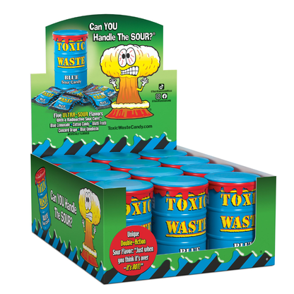 Toxic Waste Blue Sour Candy - 1.48oz / 12ct
