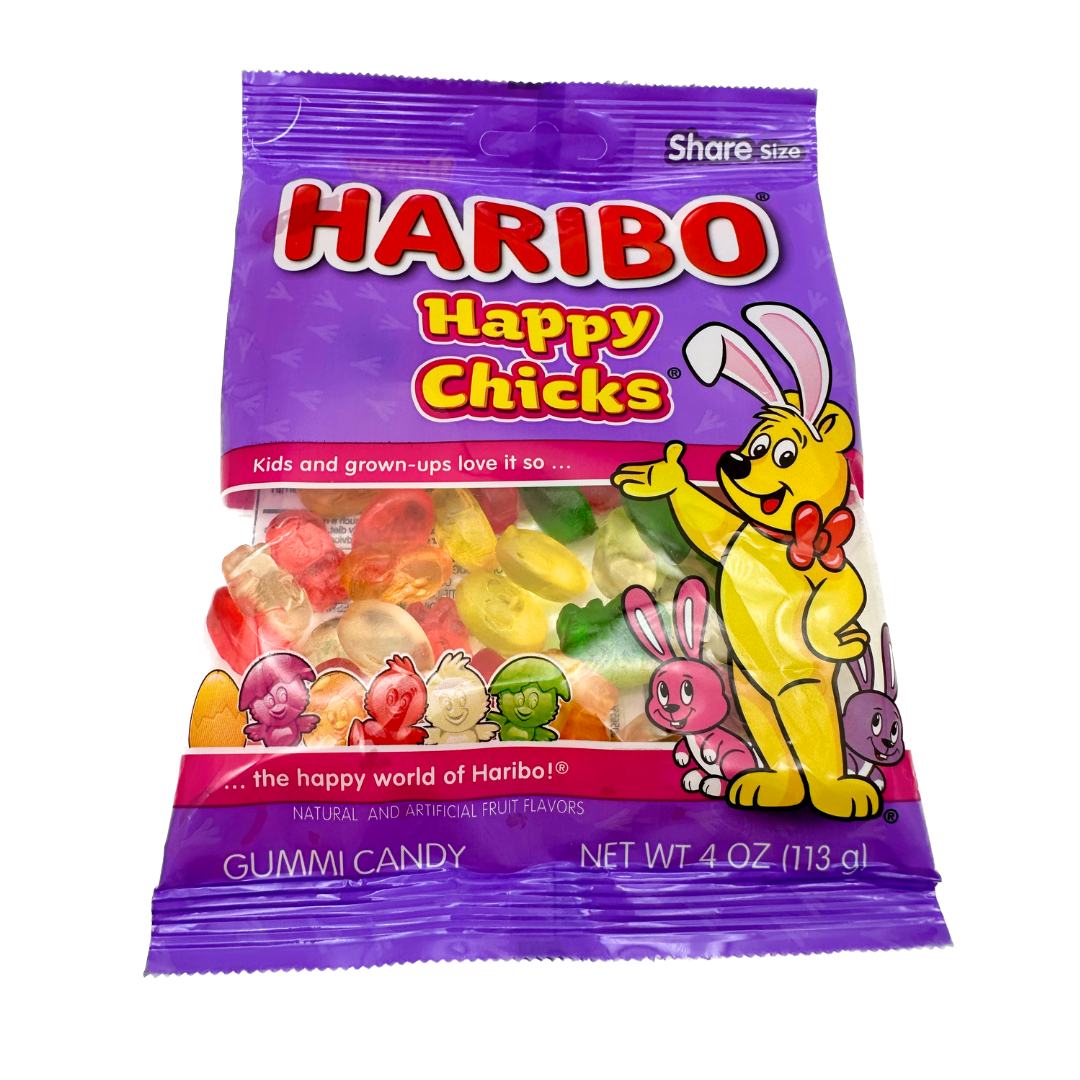 Haribo Happy Chicks Gummi Candy - 4oz