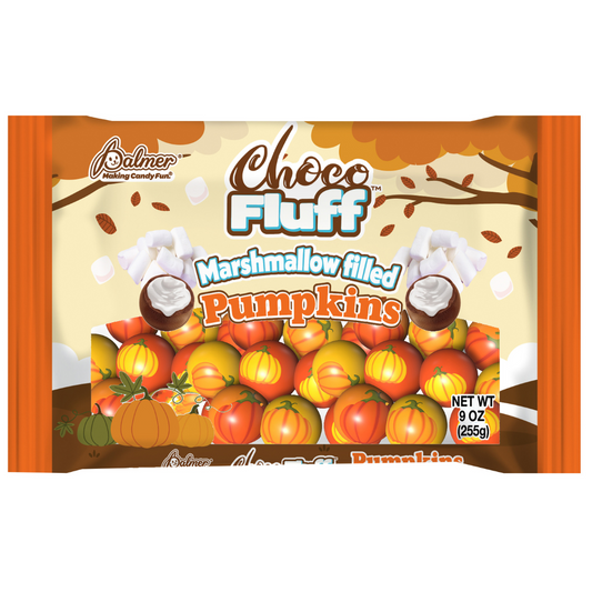 Palmer Choco Fluff Marshmallow Filled Pumpkins - 9oz