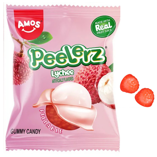 AMOS Peelerz Gummy Lychee - 6oz