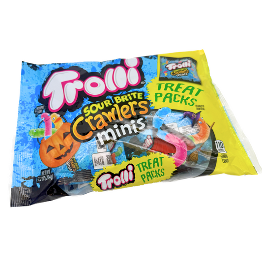 Trolli Sour Brite Crawlers Minis Treat Packs - 7.2oz