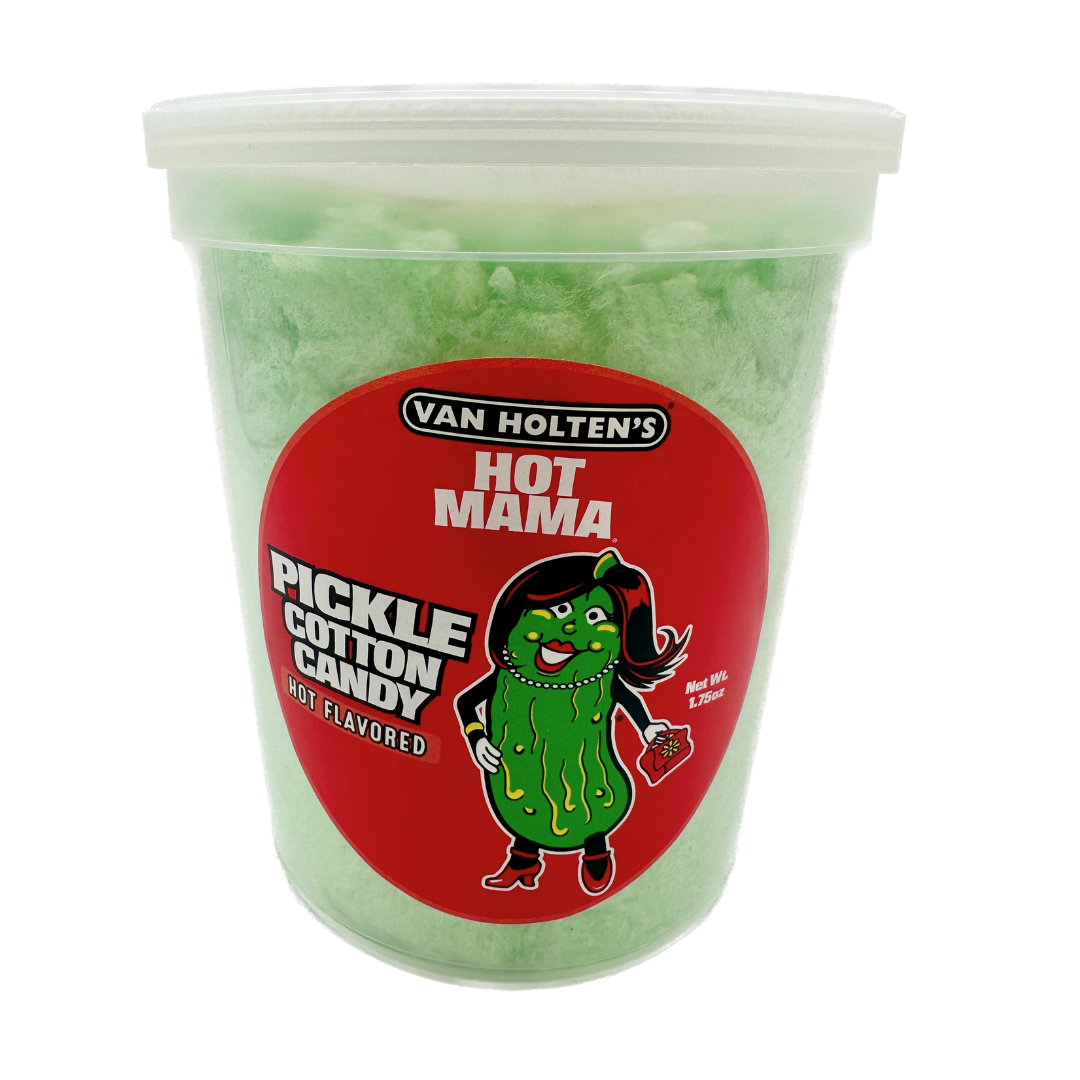 Van Holten's Hot Mama Hot Pickle Flavored Cotton Candy - 1.75oz