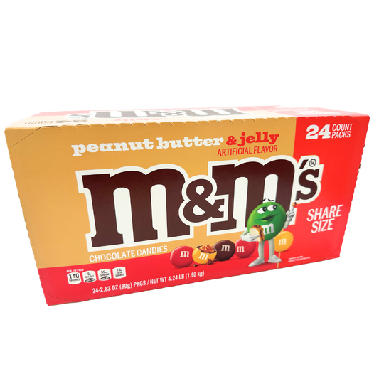 M&M's Peanut Butter & Jelly Share Size - 2.83oz / 24ct