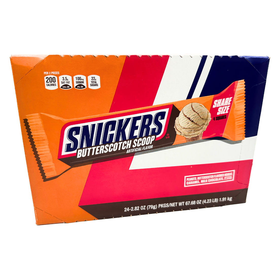 Snickers Butterscotch Scoop Share Size Bars - 2.82oz / 24ct