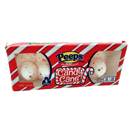 PEEPS Marshmallow Candy Cane Chicks - 5ct