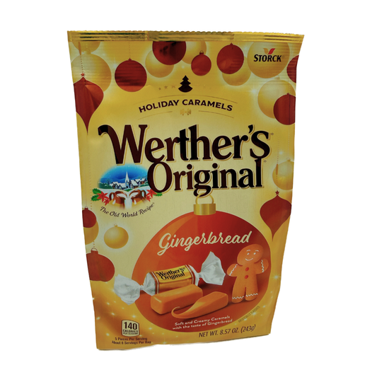 Werther's Original Gingerbread Holiday Caramels - 8.57oz