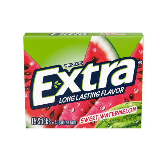 Extra Sweet Watermelon Sugarfree Gum - 15pc / 10ct