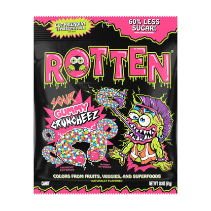 Rotten Sour Gummy Cruncheez - 1.8oz