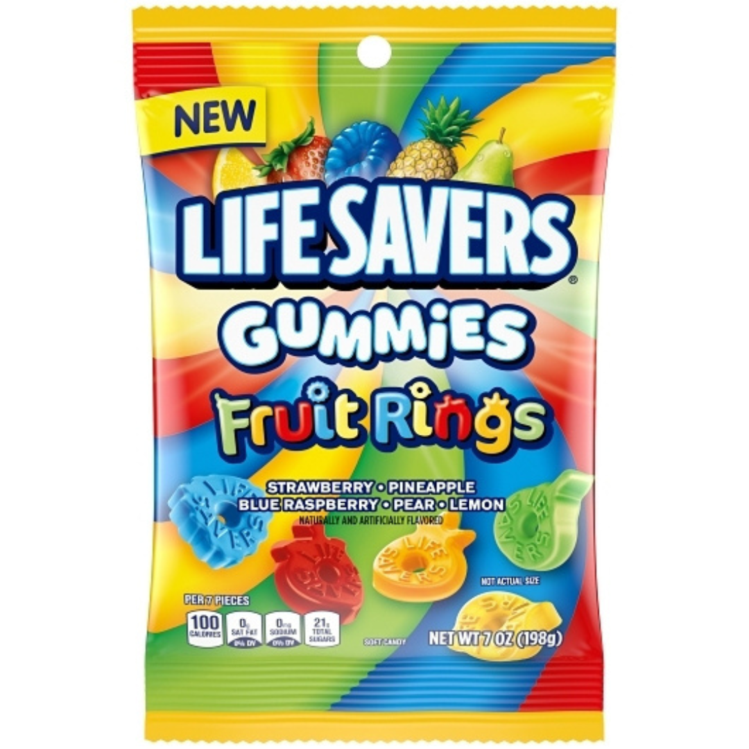 LifeSavers Gummies Fruit Rings - 7oz – Blair Candy Company