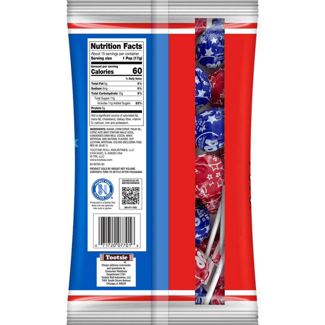 Patriotic Tootsie Pops - 15ct