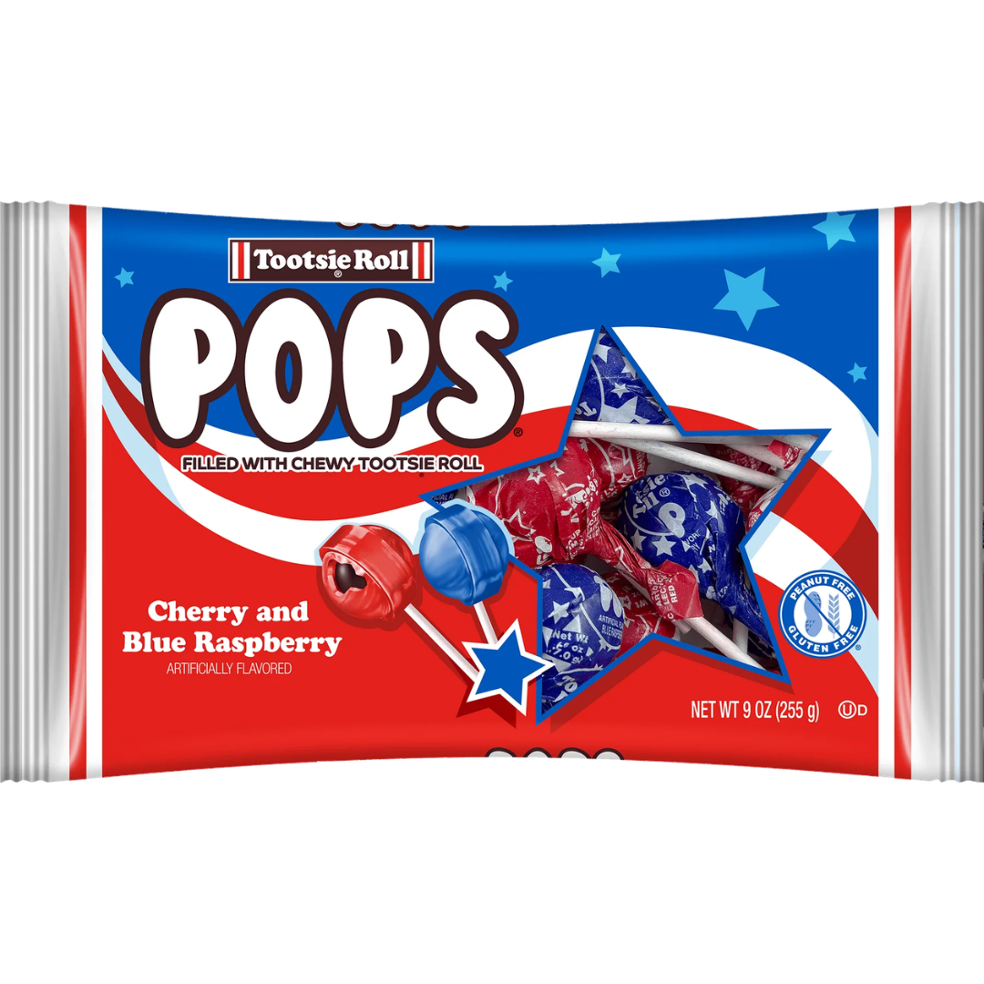 Patriotic Tootsie Pops - 15ct