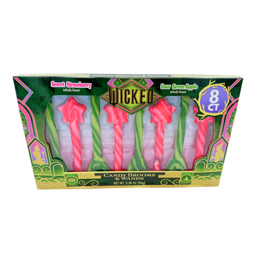 Wicked Candy Brooms & Wands - 8ct