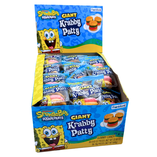 SpongeBob SquarePants Giant Krabby Patty - 0.63oz / 36ct
