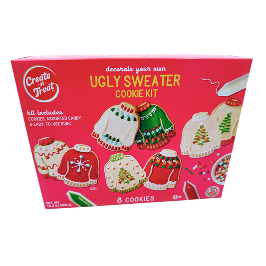 Decorate Your Own Ugly Sweater Cookie Kit - 14.3oz