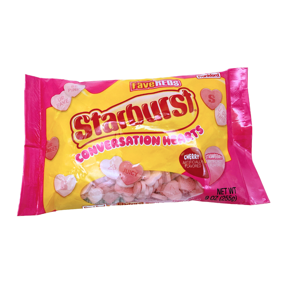Starburst Fave Reds Conversation Hearts - 9oz – Blair Candy Company