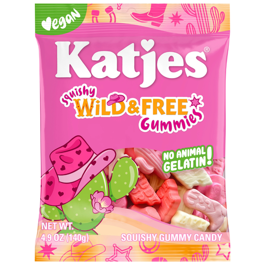 Katjes Squishy Wild & Free Gummies - 4.9oz