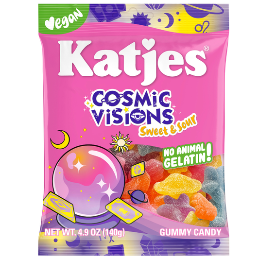 Katjes Cosmic Visions Sweet & Sour Gummies - 4.9oz