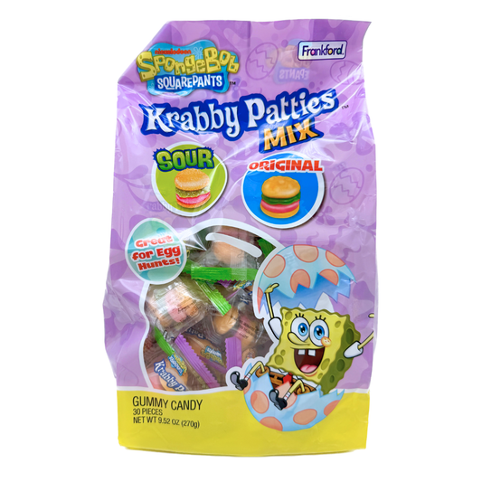 SpongeBob SquarePants Krabby Patties 30 Piece Easter Mix - 9.52oz