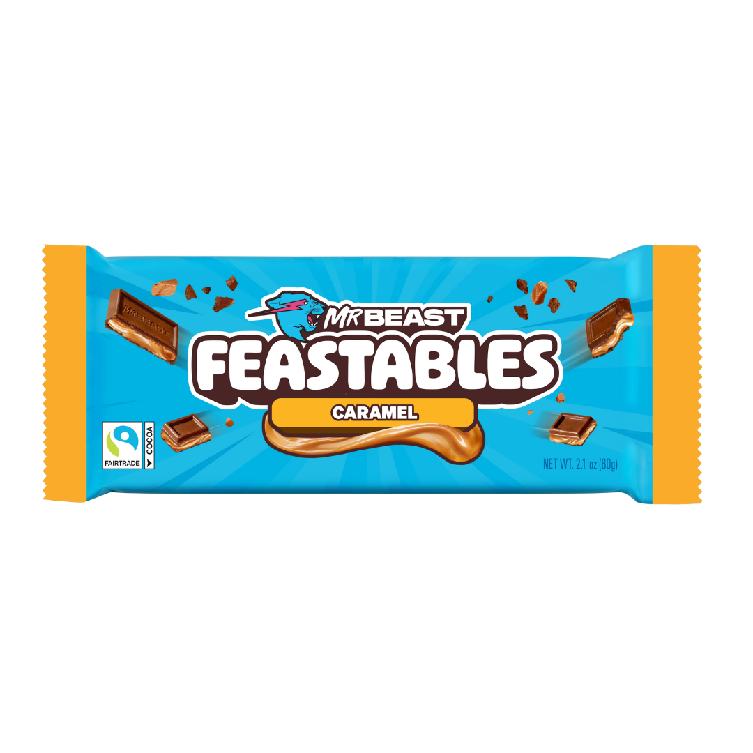 Mr. Beast Feastables King Size Caramel Bar - 2.1oz / 24ct