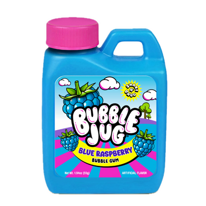 Bubble Jug Blue Raspberry Bubble Gum - 1.94oz / 12ct
