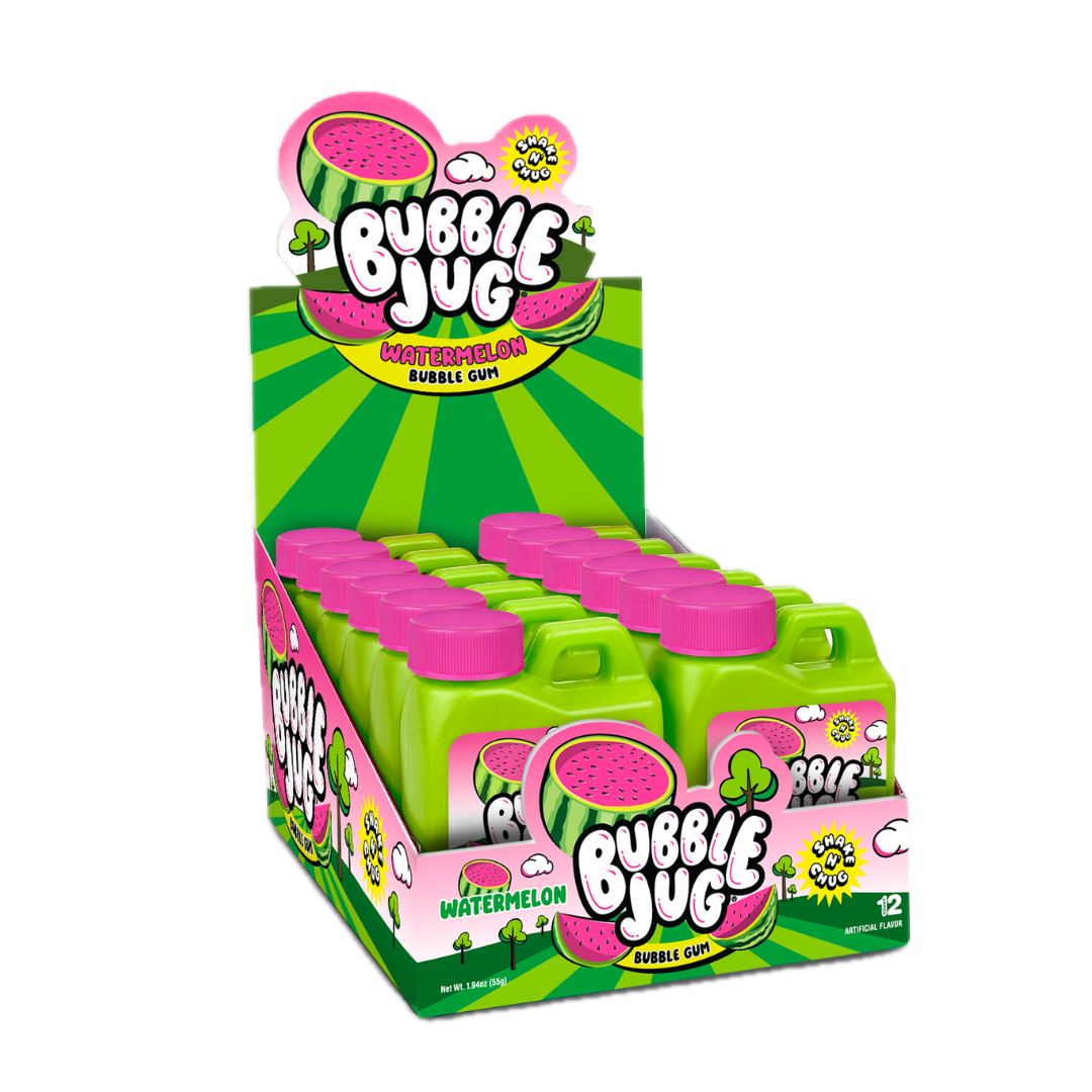 Bubble Jug Watermelon Bubble Gum - 1.94oz / 12ct
