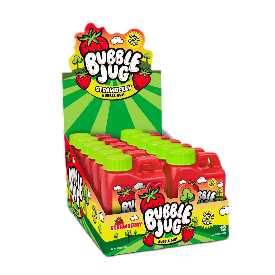Bubble Jug Strawberry Bubble Gum - 1.94oz / 12ct