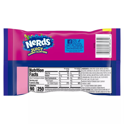 Nerds Strawberry Punch Juicy Gummy Clusters - 2.65oz / 12ct