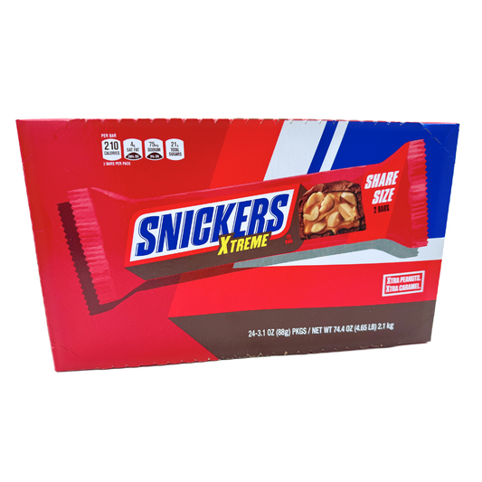 Snickers Xtreme Share Size Candy Bar - 3.1oz / 24ct