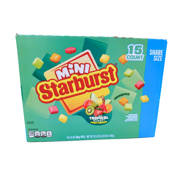 Starburst Minis Tropical Sunset - 3.5oz / 15ct – Blair Candy Company