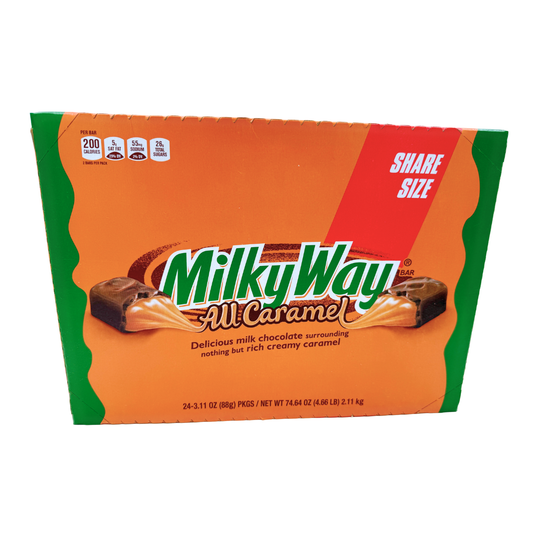 Milky Way All Caramel Share Size Candy Bar - 3.11oz / 24ct