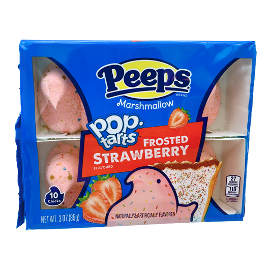 PEEPS Pop Tarts Frosted Strawberry Chicks - 10ct