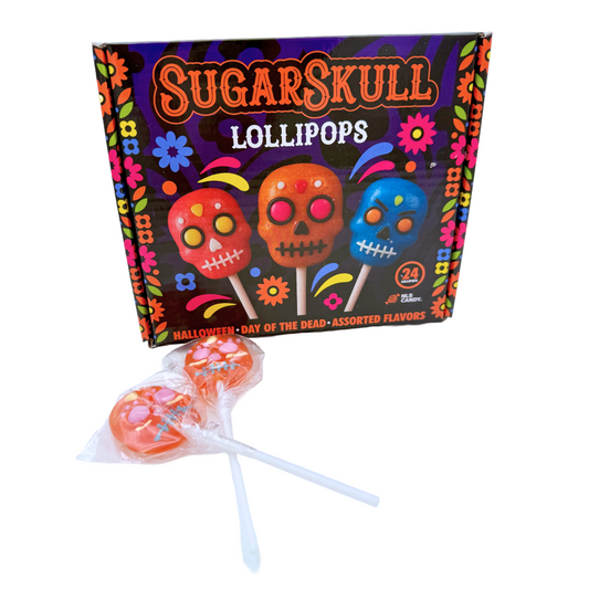 Mini SugarSkull Lollipops - 24ct