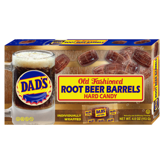 Dad's Old Fashioned Root Beer Barrels Hard Candy - 4oz