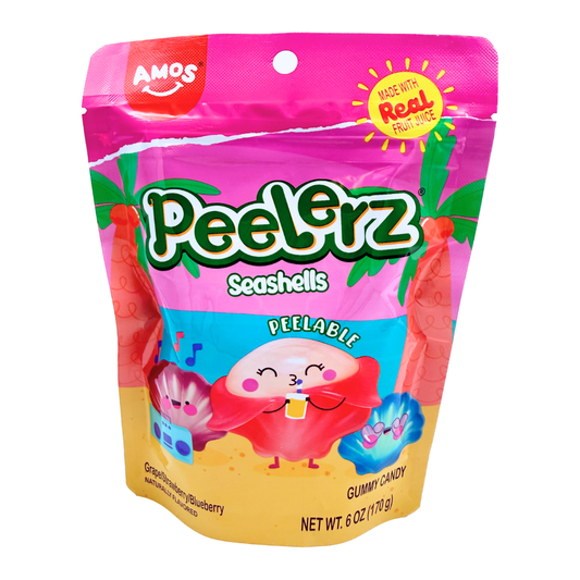 AMOS Peelerz Gummy Seashells - 6oz