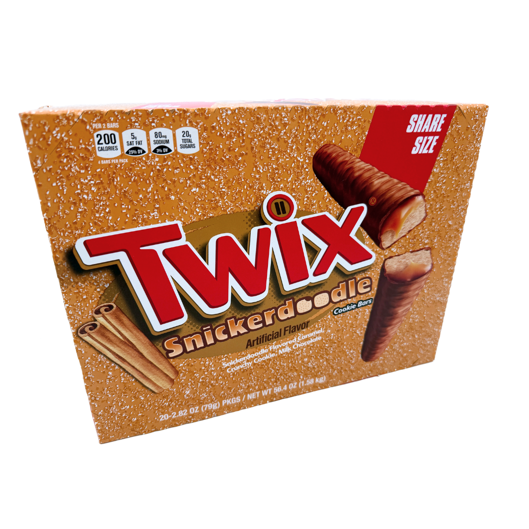 Twix Snickerdoodle Share Size Bars - 2.82oz / 20ct