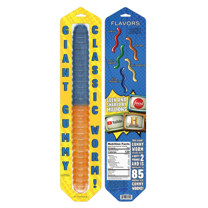Giant Gummy Worm - 2lb Blair Candy Company Giant Gummy Worm - 2lb Blair Candy Company