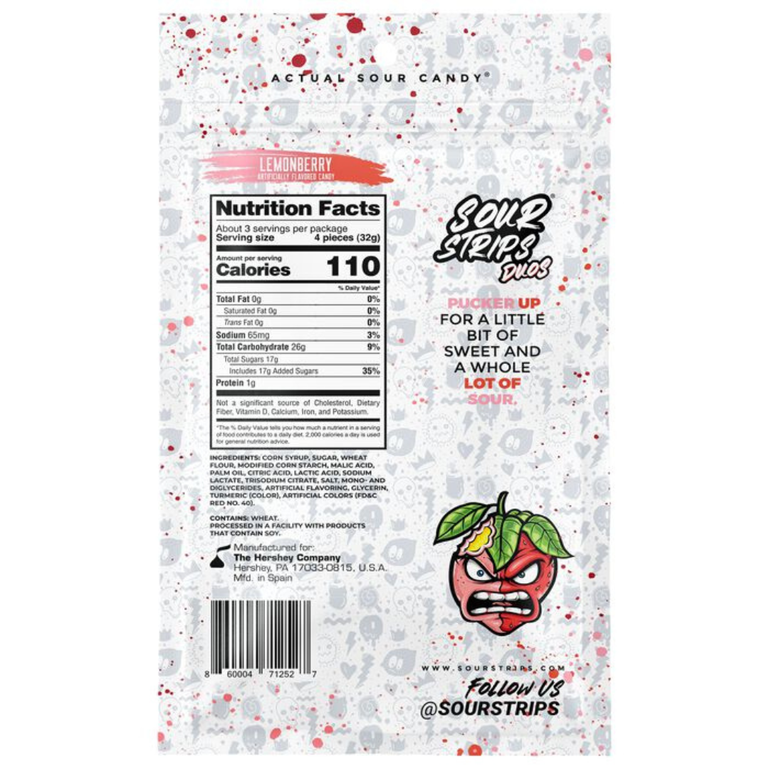 Sour Strips Lemonberry - 3.4oz