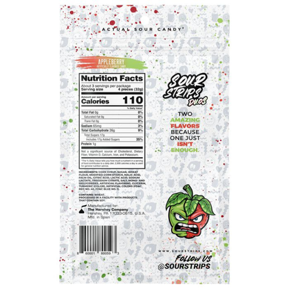 Sour Strips Appleberry - 3.4oz