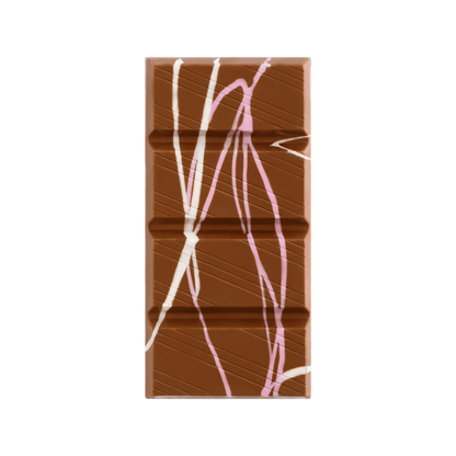 Beyoglu Angel Hair Raspberry Milk Chocolate Bar - 170g / 6ct