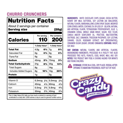 Freeze Dried Churro Crunchers - 1.7oz