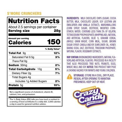 Freeze Dried S'mores Crunchers - 2.5oz