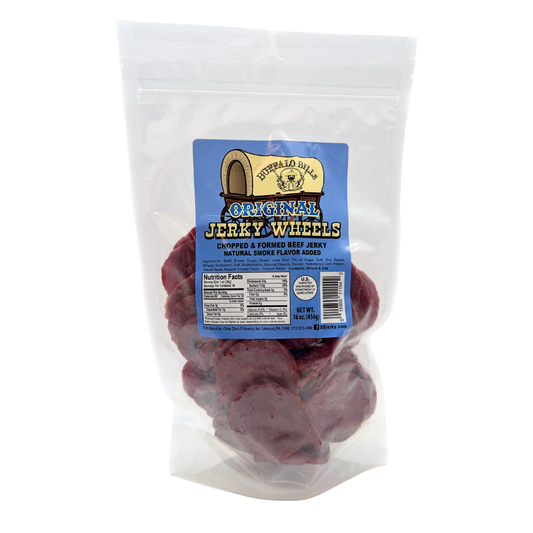 Buffalo Bill's Original Jerky Wheels - 64pc / 16oz
