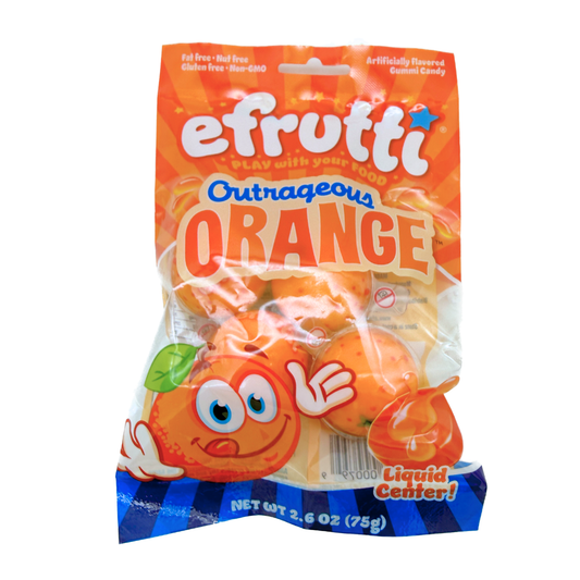 eFrutti Outrageous Orange Gummi Candy - 2.6oz