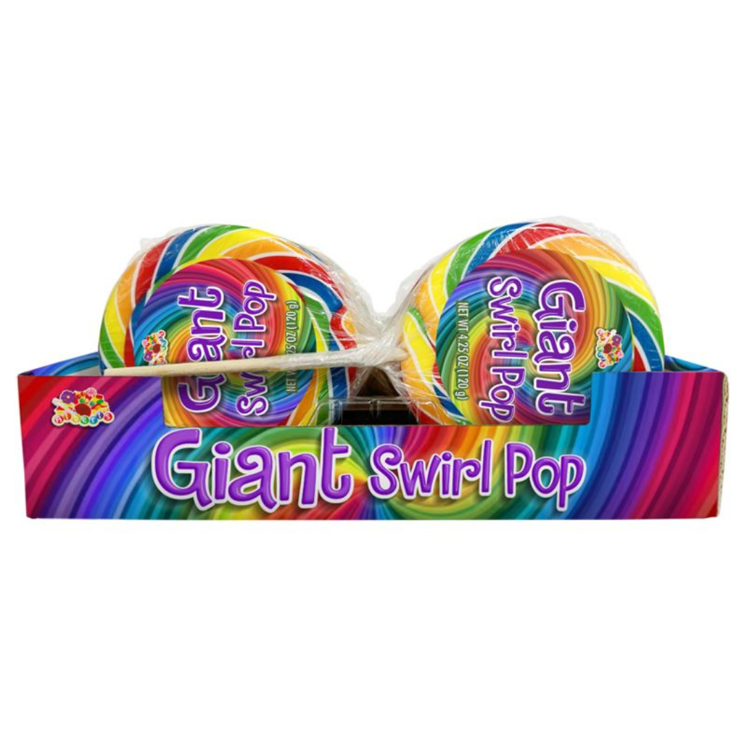 Giant Swirl Lollipops - 4.25oz / 12ct