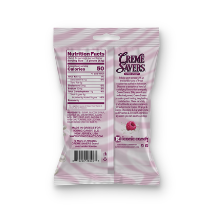 Creme Savers Raspberries & Creme Hard Candy - 6.25oz