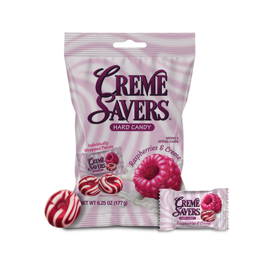 Creme Savers Raspberries & Creme Hard Candy - 6.25oz