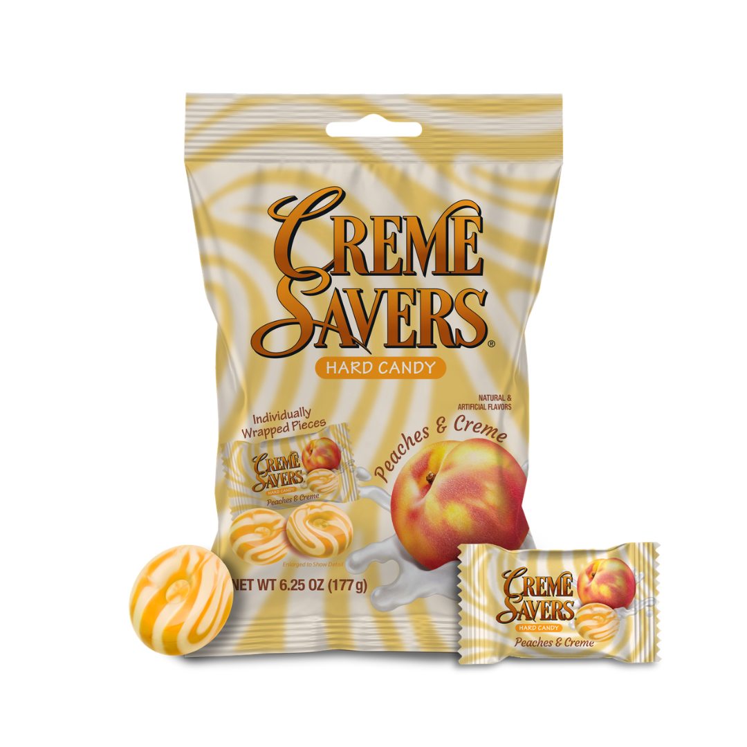 Creme Savers Peaches & Creme Hard Candy - 6.25oz